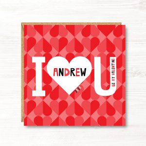 Personalised Valentine's Day Card