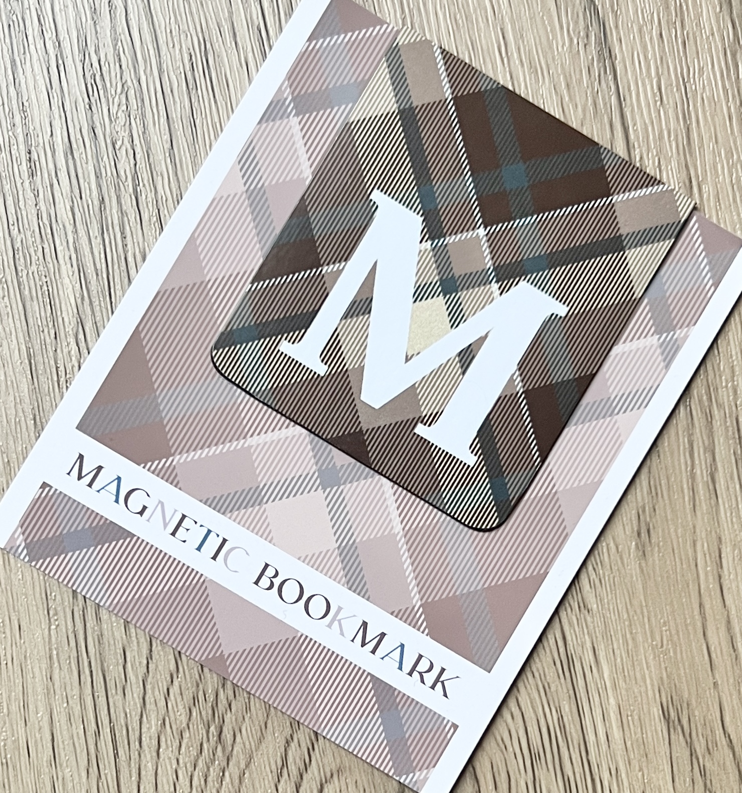 Personalised Handmade Magnetic Bookmark, Christmas Gift, Stocking Filler, Gift