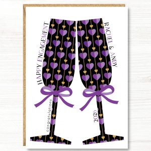 Personalised Engagement Card, A5 size