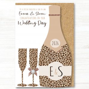 A5 Personalised Handmade Congratulations On Your Wedding Day Card, Son, Daughter, Sister, Brother, Friends, Granddaughter, Grandson