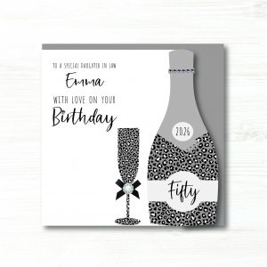 Personalised Handmade Birthday Card 18th, 21st, 30th, 40th, 50th, 60th, 70th, Sister, Friend, Daughter, Mum, Auntie, Cousin