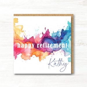 Personalised Retirement Card
