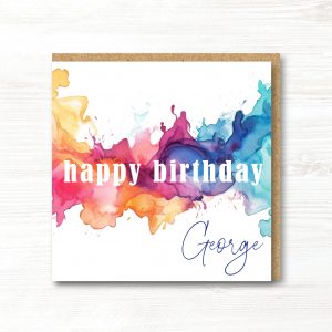 Personalised Birthday Card