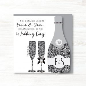 Personalised Handmade Congratulations On Your Wedding Day Card, Son, Daughter, Sister, Brother, Friends