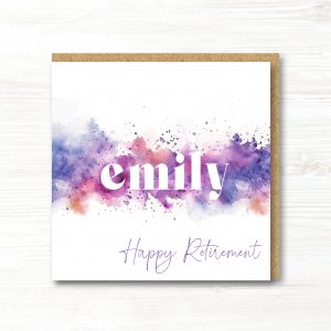 Personalised Retirement Card
