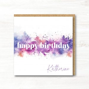 Personalised Birthday Card