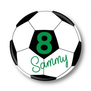Personalised Football Age Badge - Any Age