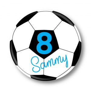 Personalised Football Age Badge - Any Age