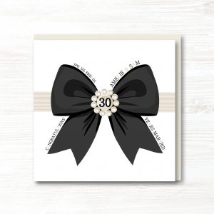 Personalised Pearl 30th Wedding Anniversary Card - Any Relation