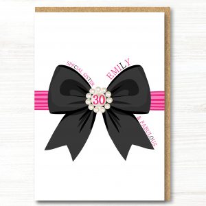 A5 Personalised Handmade Birthday Card - Any Age - Any Relation