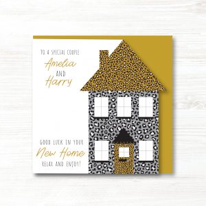 Personalised Handmade New Home Card