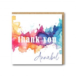 Personalised Thank You Card