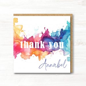 Personalised Thank You Card