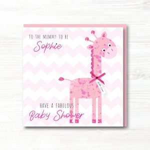Personalised Handmade Baby Shower Card