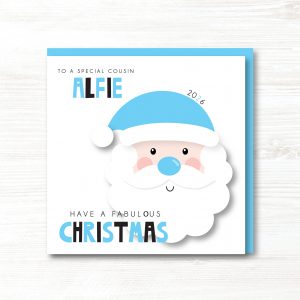 Personalised Boys Christmas Card - Any Relation