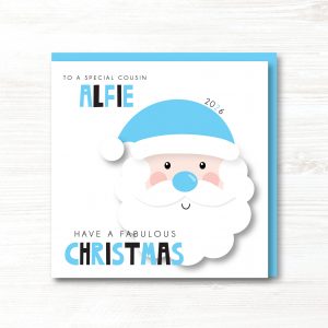 Personalised Boys Christmas Card - Any Relation
