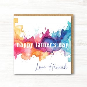 Personalised Father's Day Card