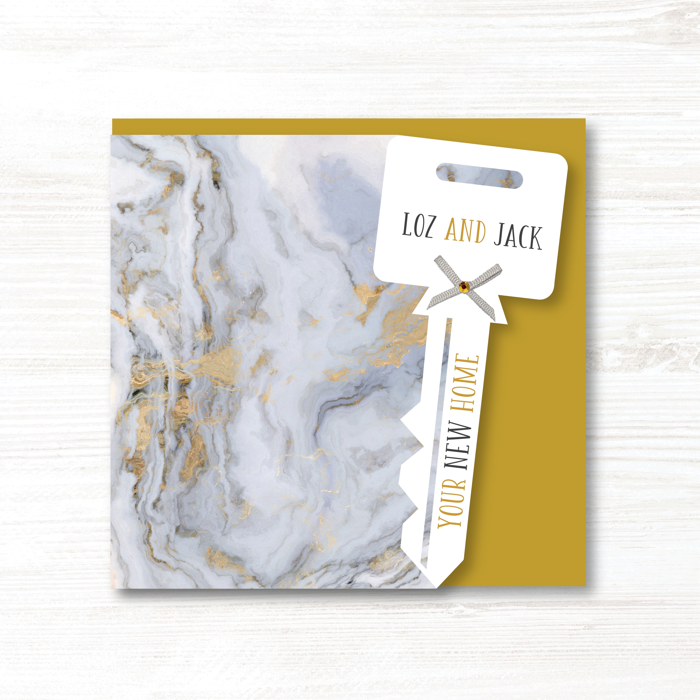 Personalised Handmade New Home Card