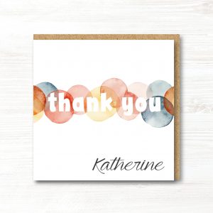 Personalised Thank You Card