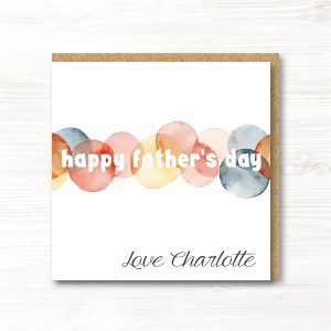 Personalised Father's Day Card