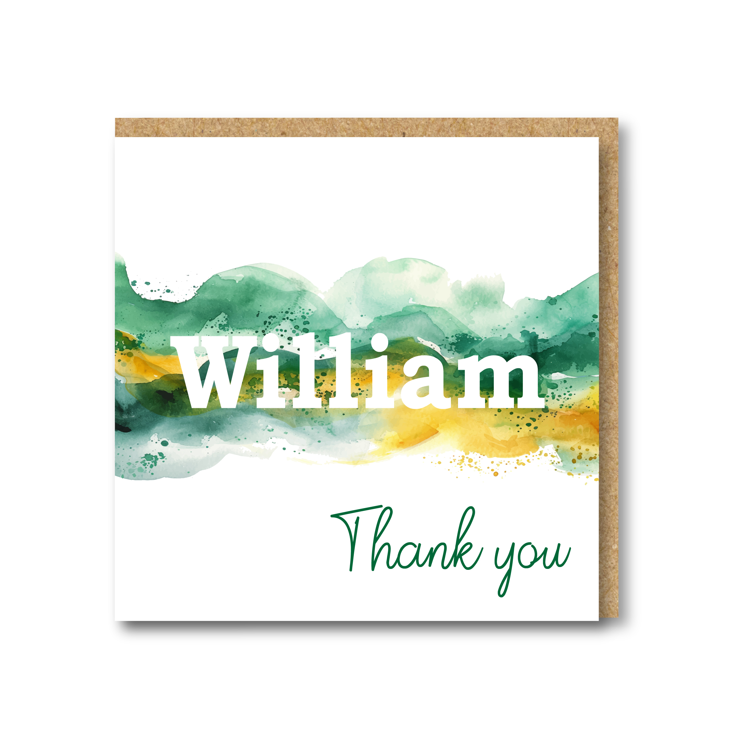Personalised Thank You Card - Image 2
