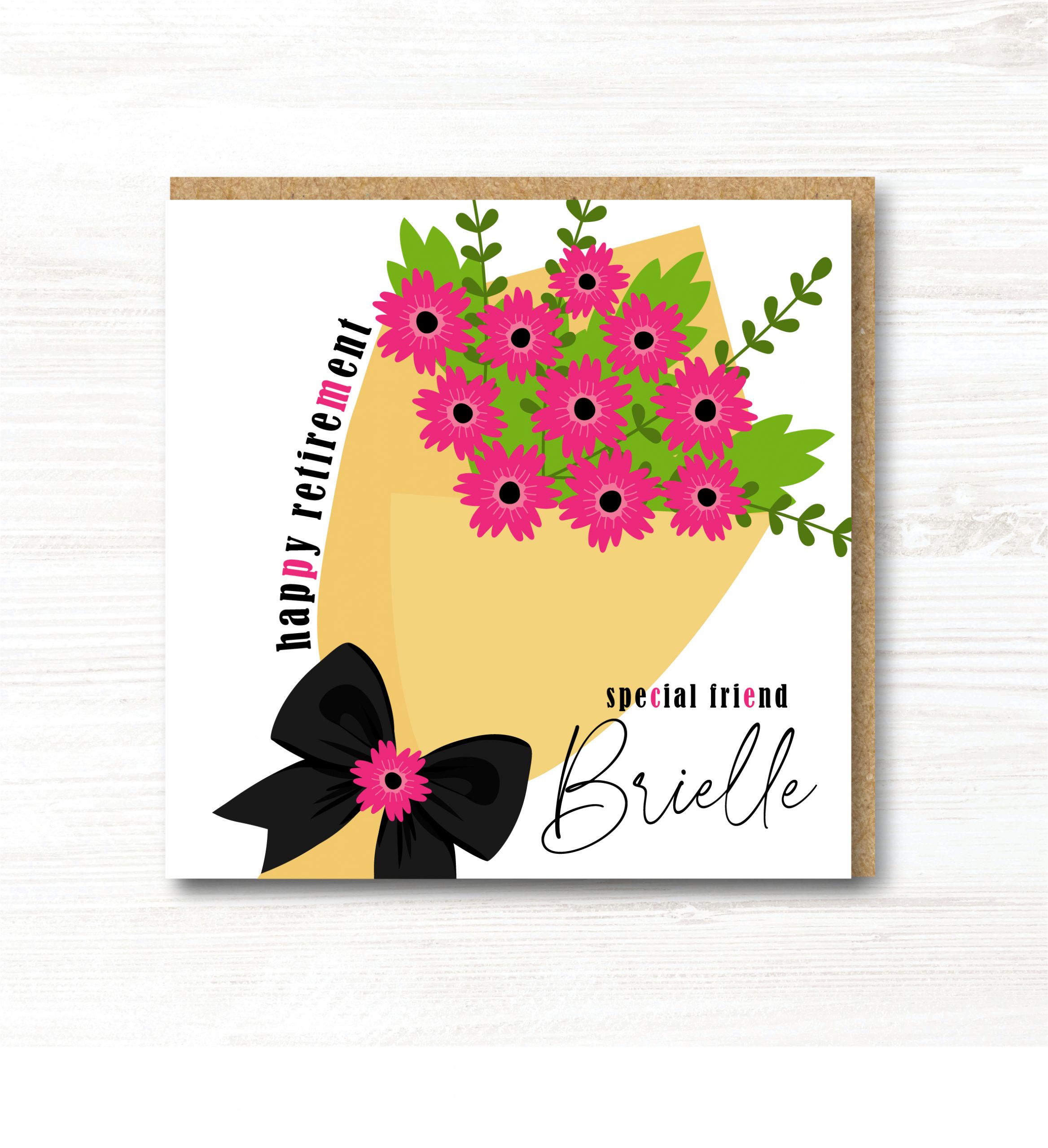 Personalised Retirement Card - Any Relation