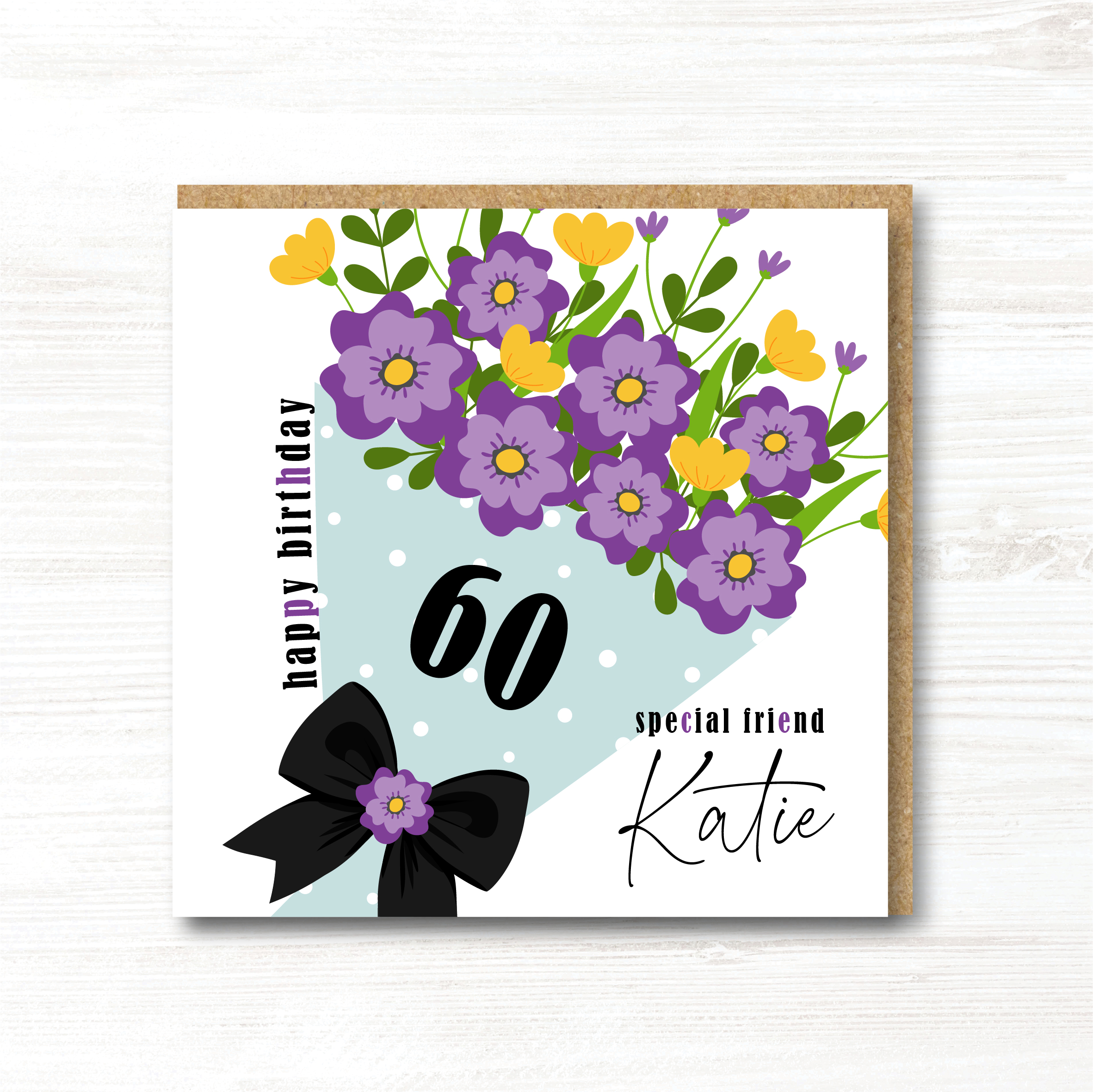 Personalised Birthday Card - Any Relation - Any Age