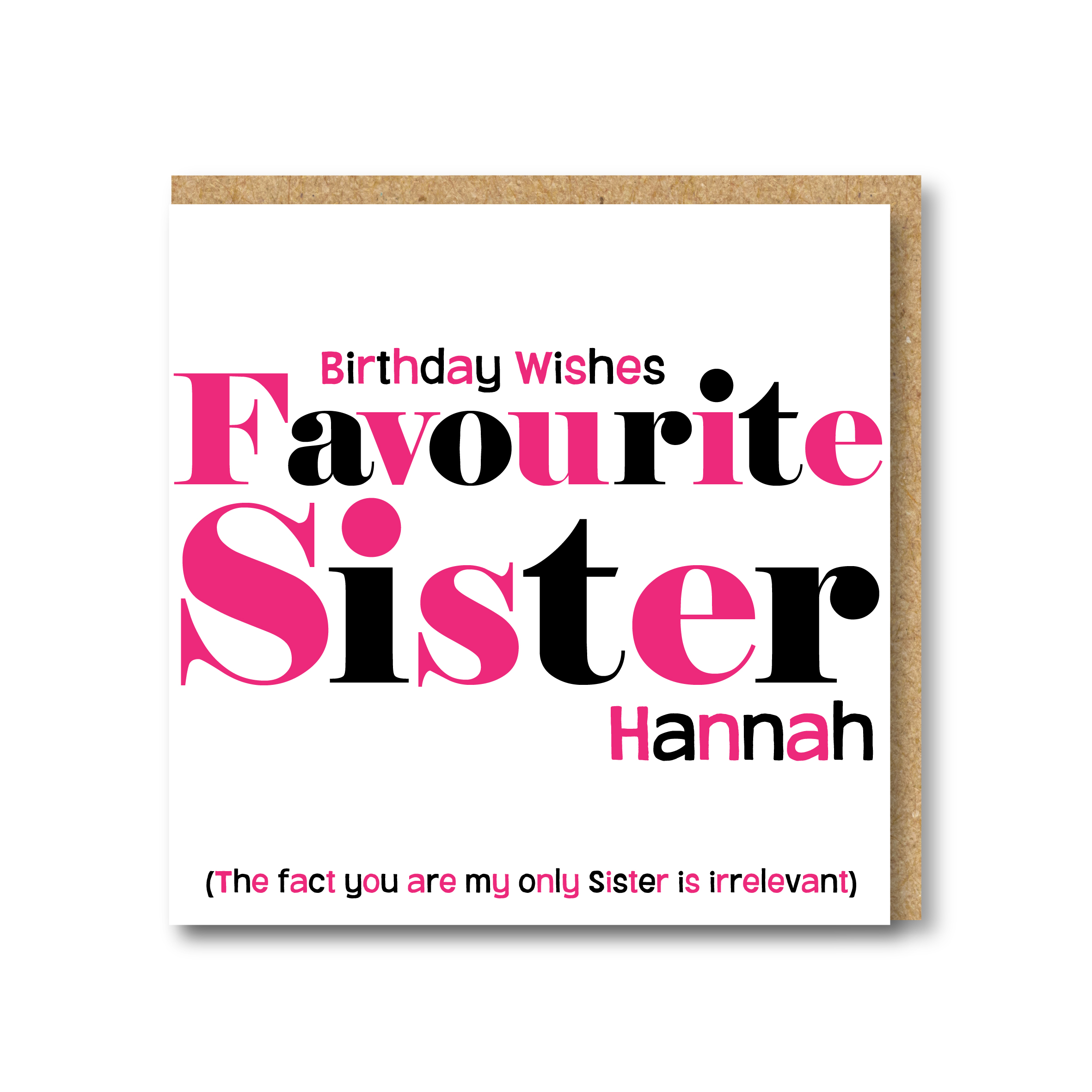 Personalised Sister Birthday Card - Image 2
