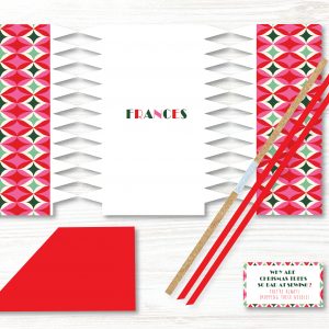 1 x Personalised Handmade Christmas Crackers, DIY Cracker, Christmas Decoration