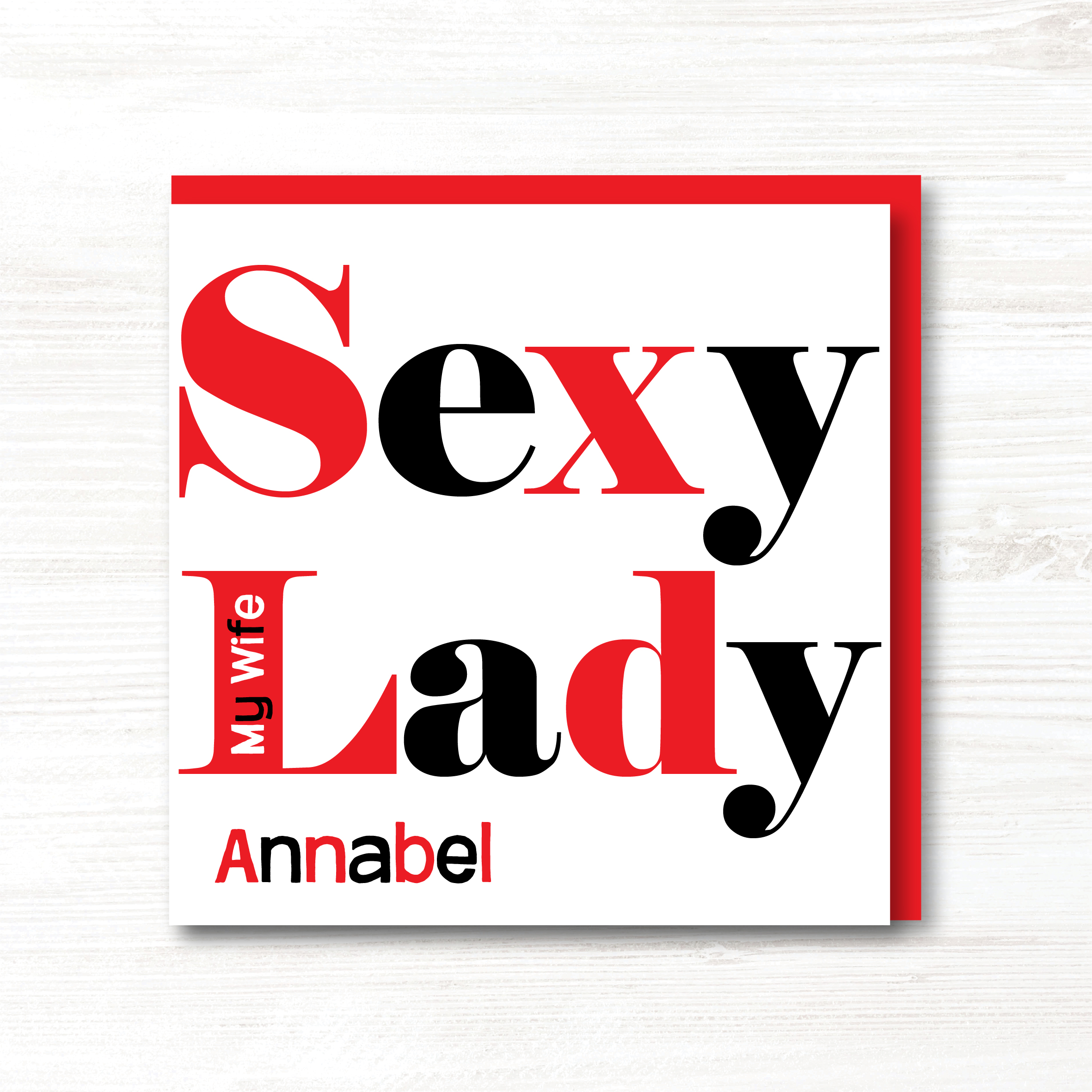 Personalised Funny Valentine's Day Card, Wife, Girlfriend, Partner, Fiancee