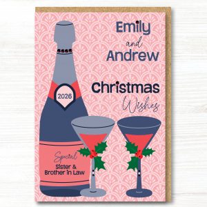 A5 Personalised Handmade Christmas Card - Any Relation